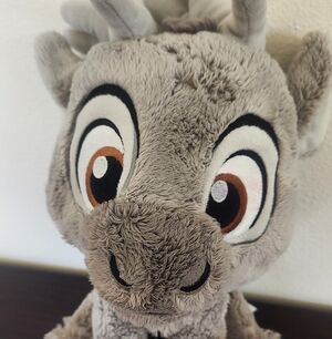 Frozen Disney Big Feet Sven Plush Grey Reindeer